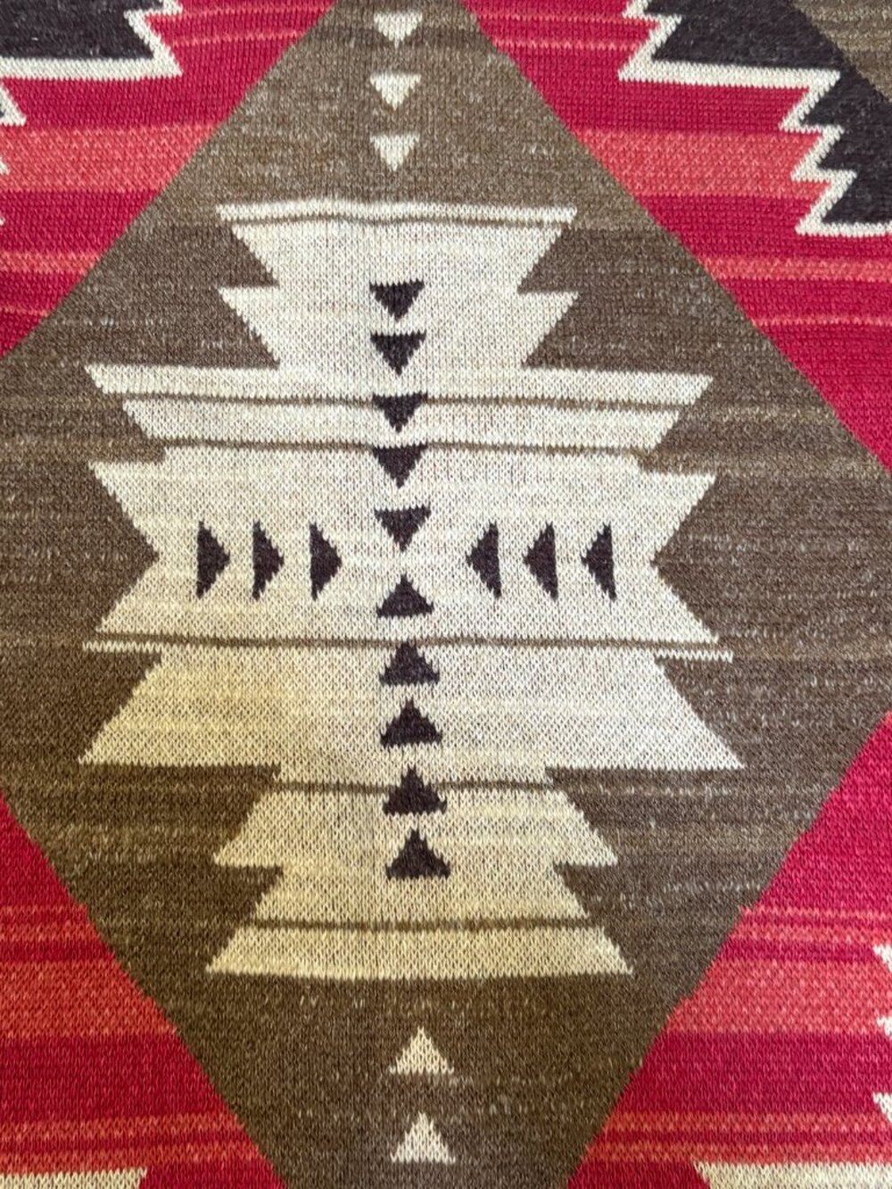 Lauren Ralph Lauren MIdi Sz L Aztec Pattern Cotton Linen Blend Skirt - Picture 4 of 9